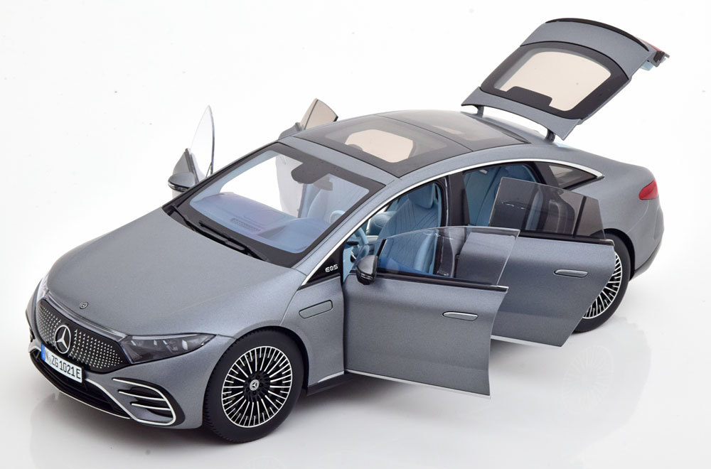 NZG Mercedes Benz EQS V selenite grey メルセデス
