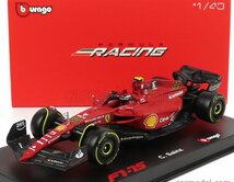 Burago signature 1/43 Ferrari F1 75 #55 CARLOS SAINZ　フェラーリ　サインツ　ブラーゴ　ケース付_画像1