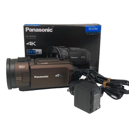 パナソニック 4K ビデオカメラ VX992M 64GB 光学20倍ズーム ピュア