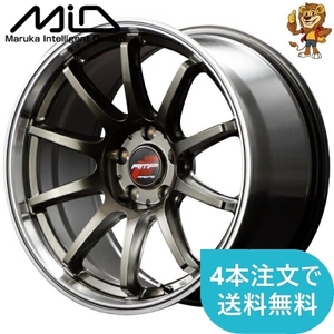 ホイールのみ1本 MID RMP RACING R10 (RTSP) 18インチ 8.5J PCD:114.3/5H インセット:45 アールエムピー レーシング R10