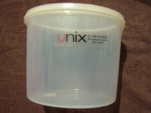 ユニックスタッパ　保存容器　2.65L　密閉容器　円筒形　UNIX