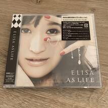 AS LIFE(初回生産限定盤A)(Blu-ray付)/ELISA：未使用品CD_画像1