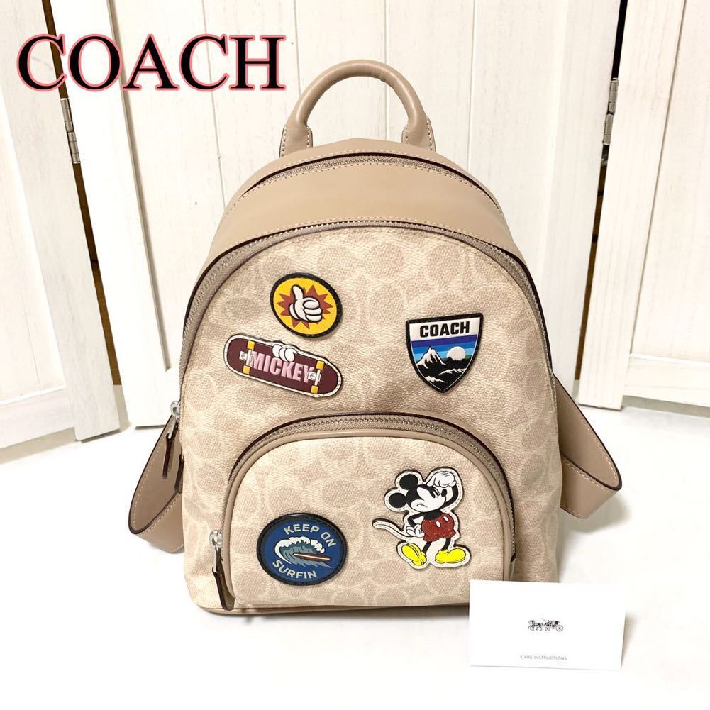 15000円メーカー 2022年春の 未使用 COACH コーチ ディズニー ミッキー