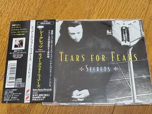(CDシングル) Tears For Fears●ティアーズ・フォー・フィアーズ / Secrets シークレッツ　日本盤　帯付き