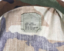 希少X-SMALL X-SHORT 1998 U.S.ARMY COMBAT JACKET 90s オールド ミリタリー アメリカ軍 コンバットジャケット 長袖シャツ カモ柄_画像4