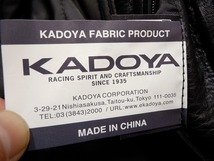 【美品】KADOYA カドヤ K'S LEATHER ライダースジャケット シングル 希少 LLB ブラック メンズ 本革 ライディング バイク 牛革★h_画像6