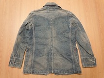 Levi's 70823-03 リーバイス アメカジ カバーオール サックコート デニム インディゴ M★チェンジボタン ヴィンテージ加工★h_画像2