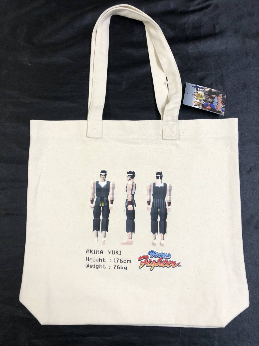 即決 バーチャファイター トートバッグ アキラ 新品タグ付き エコバッグ お買い物バッグ SEGA Virtua Fighter セガ 格闘ゲーム