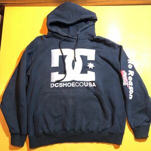 DC SHOES スウェットパーカー フーディー USA製 ビンテージ 古着 スケーター コカコーラ