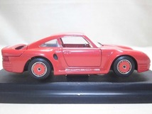 ★burago ブラーゴ ポルシェ959 TURBO 1／25スケール イタリア製★ E693 ミニカー_画像3