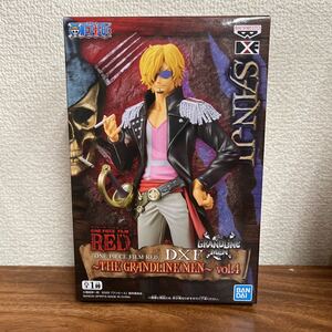  number 9 piece equipped [ unopened ] Sanji ONE PIECE FILM RED DXF THE GRANDLINE MEN vol.4 One-piece figure 