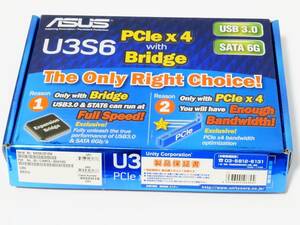 [SATA3/USB3.0/2PORT/2PORT PCIE CONNECTION] ASUS ASUS U3S6 BOX [Windows 7,8,10 32/64 -бит совместим]