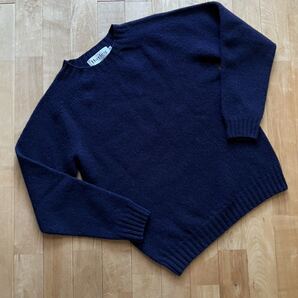 Harley OF SCOTLAND ハーレーオブスコットランド シェットランドウールニット サイズ36 セーター