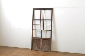 R-064061 antique fittings Taisho romance. atmosphere .. glass door 1 sheets ( sliding door )