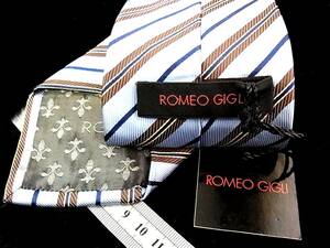 ★☆*:.*:【新品】4569T ロメオジリ 【ROMEO GIGLI 】【ストライプ】ネクタイ