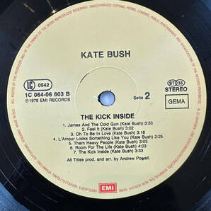 ■1978年 Germany盤 Kate Bush - The Kick Inside 12”LP 1C 064-06 603 EMI Electorolaの画像4