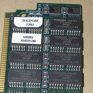 ★E-MU Memory 64MB 72Pin SIMM TOSHIBA★OK!!★MADE in USA★の画像3