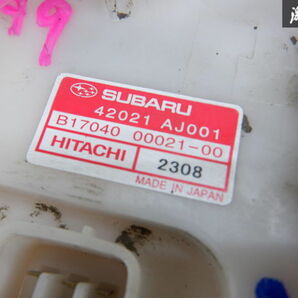 保証付 スバル純正 YA9 エクシーガ 燃料ポンプ フューエルポンプ 42021AJ001 通電確認済 棚L6の画像3