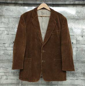 90s Burberrys Burberry вельвет жакет 2B tailored jacket futoshi . размер M Brown магазин квитанция возможно 