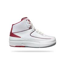 【未使用品】 NIKE AIR JORDAN 2 RETRO WHITE/RED ナイキ エアジョーダン 2 レトロ ホワイト レッド 385475-102 サイズ27cm 店舗受取可_画像1