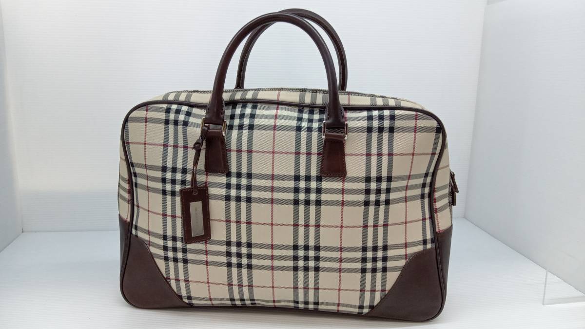 ヤフオク! -「バーバリー ノバチェック バッグ」の落札相場・落札価格