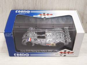 エブロ EBBRO 1/43 Racing for Holland DOME S101 Le Man's 2002 No.12 WHITE/BLACK