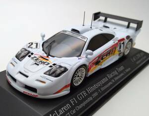 MINICHAMPS ミニチャンプス マクラーレン F1 GTR 一ツ山レーシング JGTC 2000 一ツ山幹雄/一ツ山康/中谷明彦 #21 1/43 ミニカー