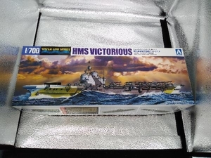 プラモデル アオシマ 英国海軍航空母艦 ビクトリアス 1/700 ウォーターライン No.717