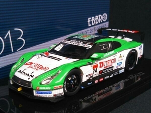 1/43 SUPER GT500 D'station ADVAN GT-R 2013 No.24 WHITE/GREEN EBBRO エブロ ビークル ミニカー