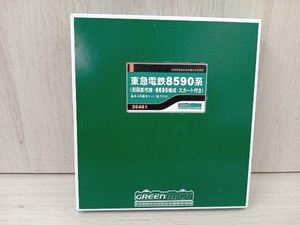  N gauge GREENMAX 30461 Tokyu электро- металлический 8590 серия ( рисовое поле . город линия *8695 сборник .* юбка имеется ) основы 4 обе сборник . комплект ( сила имеется )