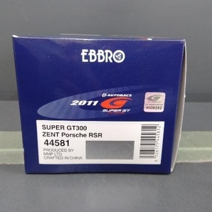 EBBRO 1/43 SUPER GT300 ZENT Porsche RSR 2011 No,25 BLUEの画像3