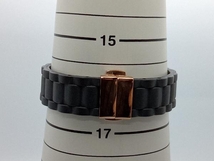 FolliFollie 腕時計 WF8B024ZP ゴールド×ブラック ベルト約16cm フォリフォリ_画像6
