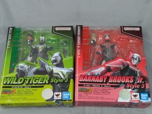 【未開封 2個セット】「S.H.Figuarts TIGER & BUNNY2 2個セット(ワイルドタイガー Style3,バーナビー Style3)」※箱傷みあり