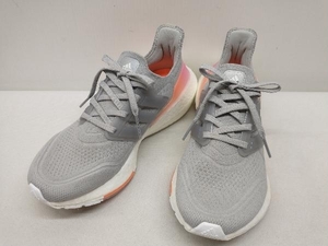 adidas ULTRABOOST 21 FY0397 スニーカー レディース 23.5cm US6.5 UK5 FR38 CHN235 GREY SCREAMING ORANGE