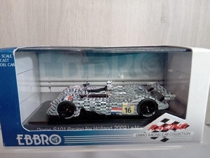 現状品【E-15】 EBBRO 1/43 Racing for Holland DOME S101 Le Man's 2002 No.12 WHITE/BLACK