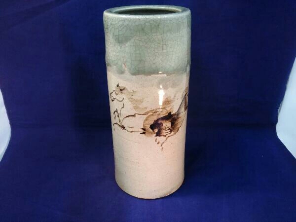 良好品】 大堀相馬焼 俊峰作 青龍の花瓶 工芸品 - atalaia.al.gov.br