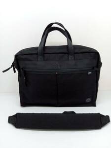 ★ PORTER ポーター 吉田カバン ブリーフケース NEWTON BRIEF CASE PC-050-1416 ショルダーベルト付き ブラック 通年