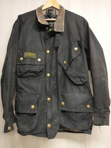 BARBOUR INTERNATIONAL バブアー MWX0004BK5140 ヴィンテージ その他コート メンズ ブラック コットン ポリエステル リペア跡・破れあり