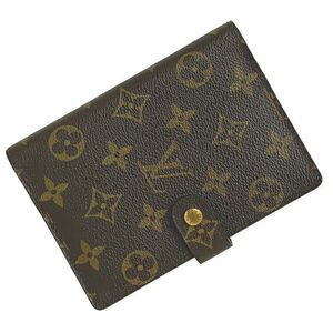  Louis Vuitton pocketbook cover Agenda PM Brown monogram R20005 notebook used SP1002 LOUIS