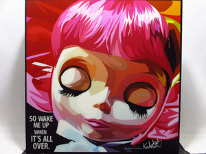 [ new goods No 466] pop art panel Blythe doll WAKE ME UP