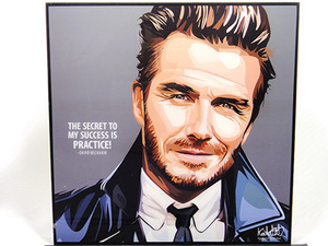 [ new goods No 14] pop art panel David Beckham soccer 