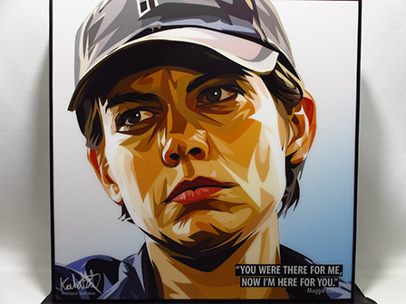 [New No. 453] Pop Art Panel Maggie The Walking Dead, Artwork, Painting, Portraits