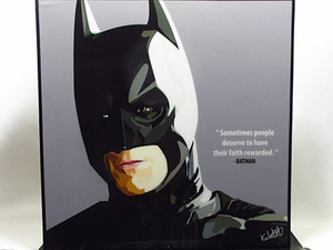Art hand Auction [Nouveau n° 447] Panneau Pop Art Batman American Comic Movie, Ouvrages d'art, Peinture, Portraits