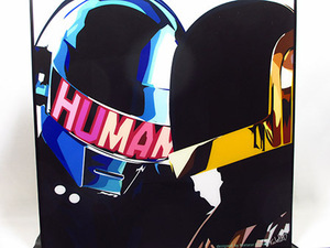 Art hand Auction [رقم جديد 512] لوحة فن البوب Daft Punk, عمل فني, تلوين, صور