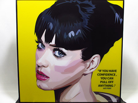[Nouveau n°485] Panel pop art Katy Perry, Ouvrages d'art, Peinture, Portraits