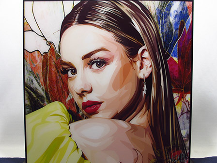 [New No. 282] Pop Art Panel Ester Esposito, Artwork, Painting, Portraits