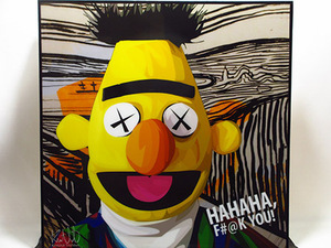 [ new goods No 374] pop art panel bar to Sesame Street 