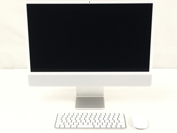 Apple iMac 24-inch M1 2021 一体型 デスクトップ パソコン 8C CPU 7C CPU 16GB SSD256GB シルバー Monterey 中古 良好 T6870284