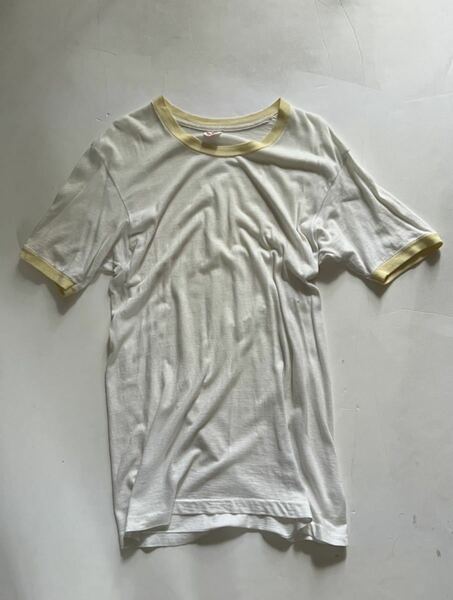 ビンテージ Health Knit リンガーTシャツ/半袖Tシャツ /ヘルスニット/70s