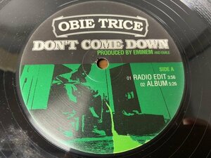 NO 10-21-45 ◆ 12インチ ◆ Obie Trice ◆ Don't Come Down